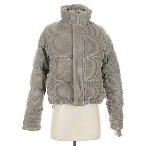 NWOT Aritzia The Super Puff Shorty in Stone Grey, Size XXS, $278 - Picture 1 of 8